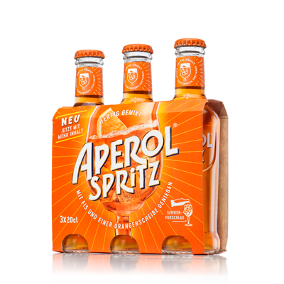 Aperol Spritz 10,5 % Vol. 3 Flaschen à 200 ml - 600 ml Karton