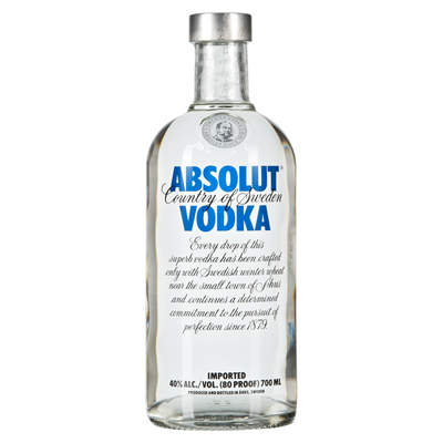 Absolut Vodka 40 % Vol. - 0,70 l Flasche